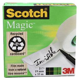 Σελοτέιπ Scotch Magic 19mm x 33m Λευκό 3M