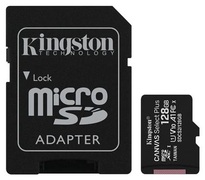 Canvas Select Plus microSDXC Class 10 U1 V10 A1 UHS-I Kingston